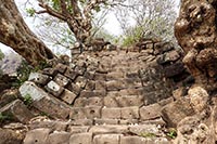 La scalinata di Wat Phou