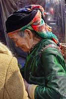Signora al mercato di Dong Van