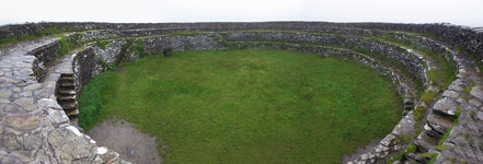 Forte dell'età del ferro di Grianan Aileach presso Derry in Irlanda del Nord