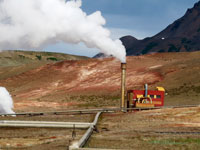 Impianti geotermici a Reykjahlid