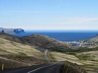 La strada verso Patreksfjörður