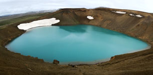 Il lago vulcanico di Krafla