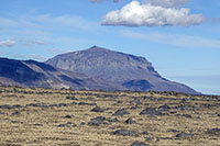 La montagna solitaria di Herðubreið