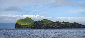 L'isola di Elliðaey nell'arcipelago delle isole Vestmann