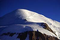 La vetta del Monte Bianco