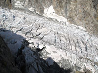 Il ghiacciaio del Dôme