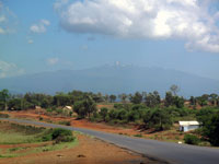 Il Monte Kenya dal Mt Rock Lodge