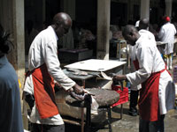 Al mercato del pesce di Nairobi