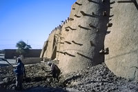 Le mura della moschea di Timbuctù
