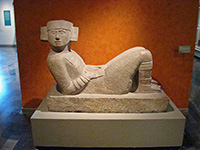 Chac-Mool al museo archeologico di Città del Messico