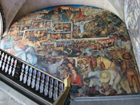 Murale di Diego Rivera al Palazzo Nazionale di Città del Messico