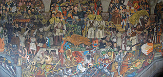 Murale di Diego Rivera al Palacio Nacional di Città del Messico