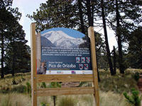 L'ingresso al Parco Provinciale Pico de Orizaba