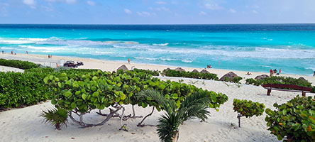 La spiaggia di Cancun