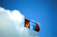 La bandiera mongola