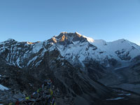 Alba sul Lhotse dall'Amphu Laptcha, 5850 m