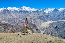 Catena di montagne al confine col Tibet