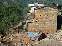 Casa nepalese presso Beni