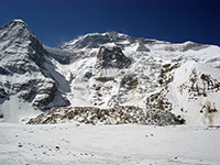 La parete ovest del Dhaulagiri