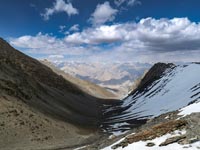 Vallone che sale al passo di Jyanta La, 5120 m