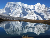 L'Annapurna si specchia sull'Icy lake