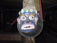 Maschera cerimoniale al gompa di Tare