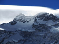 Le due vette principali del Kangchenjunga