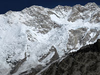 I ghiacciai della sud del Kangchenjunga
