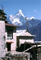 L'Ama Dablam visto da Khumjung