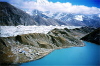 Gokyo sul lago omonimo