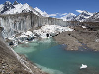 Lago glaciale a Smaqring 