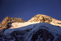 Il Broad Peak al tramonto