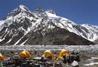 Il Broad Peak visto dal K2