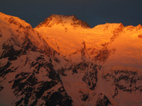 Il Nanga Parbat al tramonto