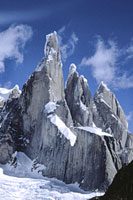 Primo piano sul Cerro Torre