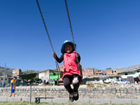 Bambina a Huaraz