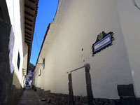 Calle Purgatorio a Cusco
