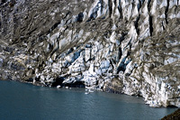 Fronte del ghiacciaio di Jahuacocha