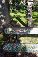 Panchina del giardino municipale di Funchal