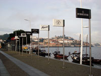 Bandiere delle cantine del Porto sul Duero