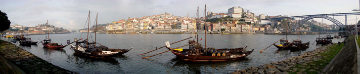 Il lungo Duero a Porto