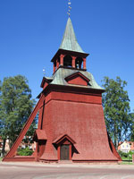Il campanile della chiesa di Mora - Svezia centrale