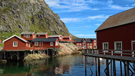 Case di pescatori ad Å i Lofoten