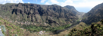 Panorama sulla Valle Gran Rey