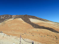 Colate laviche dal cono sommitale del Teide