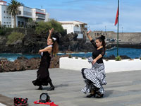 Danzatrici di flamenco a Puerto dela Cruz