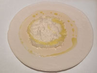 Gazpacho bianco con spuma di aglio