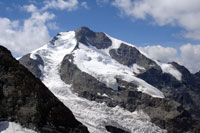 Il Piz Bernina dal versante svizzero