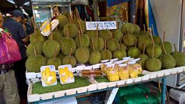 Bancarella di Durian