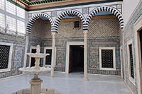Cortile interno del Museo Nazionale del Bardo a Tunisi